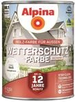 Alpina Holz-Wetterschutz-Farben &ndash; Wei&szlig;, deckend &ndash; bis zu 12 Jahre Schutz vor