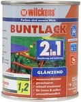 Wilckens 2in1 Acryl Buntlack f&uuml;r Innen und Au&szlig;en, gl&auml;nzend, 125 ml, RAL 6005