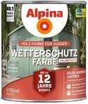 Alpina Holz-Wetterschutz-Farben &ndash; Salbeigr&uuml;n, halbdeckend &ndash; bis zu 12 Jahre