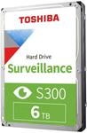 Toshiba 6TB S300 Surveillance HDD - 3.5' SATA Internal Hard Drive Supports up...
