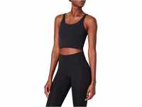 Nike CV0576 The Yoga Luxe Crop Tank Vest Women's Black/(dk Smoke Grey) XS