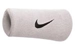 Nike Unisex Swoosh Doublewide Armband, Wei&szlig; / Schwarz, 1size EU