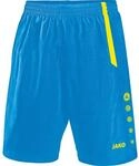 JAKO Herren Sporthose Turin, Jako-Blau/Neongelb, M