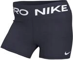 Nike Damen Pro Damenshorts (Ca. 8 cm) Upper Thigh Length Tight, Obsidian/White, L EU