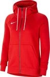 Nike Damen W Nk FLC Park20 Fz Hoodie Kapuzenjacke, University Red/White/White, S EU