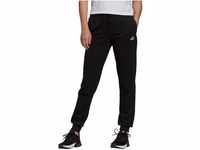 adidas Damen Essentials French Terry Logo Pants, Black/White, XS EU