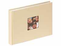 walther design Fotoalbum creme 22 x 16 cm mit Cover-Ausstanzung, Fun FA-207-H