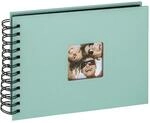 walther design Fotoalbum mintgr&uuml;n 23 x 17 cm Spiralalbum mit Cover-Ausstanzung, Fun