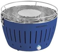 LotusGrill Classic Tiefblau G340 der raucharme Holzkohlegrill/Tischgrill mit