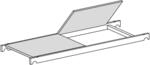 Hymer B&uuml;hne mit Durchstiegsklappe, 1,58 m x 0,61 m