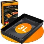 Durandal Grillschale f&uuml;r den Grill und Backofen - Grillmatte f&uuml;r Gasgrill &