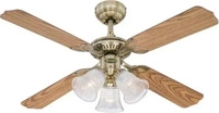 Westinghouse 7826540, Westinghouse Princess Trio 105 cm Mahagoni Eiche