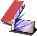 Cadorabo H&uuml;lle kompatibel mit Sony Xperia XA1 Plus aus Premium Kunst Leder Flip