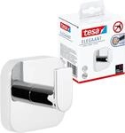 tesa ELEGAANT Handtuchhaken, verchromt - Bad-Haken zur Wandbefestigung ohne Bohren,