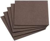 Metafranc Filz-Gleiter 200 x 200 mm - selbstklebend - braun - 5 St&uuml;ck -...