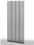 Klemm Lamellenvorhang 100x220cm Profil braun Lamelle anthrazit 101660102-VH