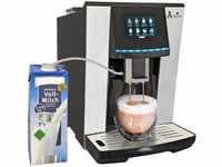 Acopino Vittoria One Touch Silber Kaffeevollautomat und Espressomaschine mit