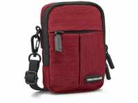 Cullmann Malaga Kompakt "200" Kameratasche für Kompaktkamera, 7 x 10 x 3 cm Rot