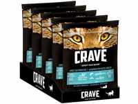 CRAVE Premium Trockenfutter mit Lachs & Weißfisch für Katzen –...