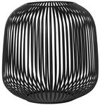 blomus Laterne Lito | Black | Gr&ouml;&szlig;e M | 28L x 28B x 27H cm | Kerzenhalter...