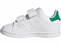 adidas Jungen Unisex Kinder Stan Smith CF Sneaker, Cloud White/Cloud White/Green,