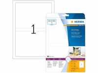 HERMA 5037 CD DVD Einleger für Jewel Case Hüllen perforiert, 25 Blatt, 273 x...
