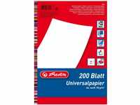 Herlitz 5033410 Universalpapier A4, 200 Blatt, 90g weiß