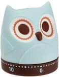 TFA Dostmann 38.1039 EULE K&uuml;chen-Timer, mechanisch, Eieruhr lustig, Retro,