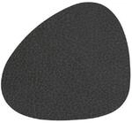 Lind DNA Glasuntersetzer Curve Recyceltes Leder Hippo Schwarz-Anthrazit, Ma&szlig;e:...