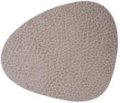 Lind DNA Glasuntersetzer Curve Recyceltes Leder Hippo Anthrazit-Grau, Ma&szlig;e: 11cm x