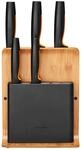 Fiskars Bambus Design-Messerblock mit 5 Messern, Functional Form, Inklusive