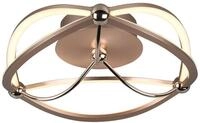 Trio Leuchten LED Deckenleuchte Charivari 621210108, Metall Messing matt, inkl. 20