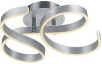 Trio Leuchten LED Deckenleuchte Francis 671310105, Aluminium geb&uuml;rstet, inkl. 40
