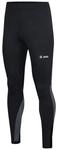 JAKO Herren Tights Run 2.0, Schwarz, S