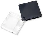 Carson MagniFlip Plus 2,5x/5x/7x Taschenlupe mit Schutzh&uuml;lle (GN-44)