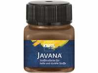 KREUL 90959 - Javana Stoffmalfarbe für helle und dunkle Stoffe, 20 ml Glas...