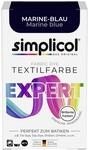 simplicol Textilfarbe expert Marine-Blau 150 g | Perfektes F&auml;rbemittel f&uuml;r