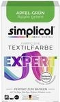 simplicol Textilfarbe expert Apfel-Gr&uuml;n 150 g | Perfektes F&auml;rbemittel f&uuml;r