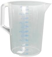 h&uuml;nersdorff Messbecher 5l | Polypropylen (PP) | bruchsicher und