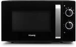 H.Koenig VIO8 Mikrowelle 20L Schwarz, Compact Design, Leistungsstark 700 W,