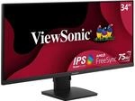 Viewsonic VA3456-MHDJ 86,4 cm (34 Zoll) B&uuml;ro Monitor (UWQHD, IPS-Panel, HDR10, HDMI,