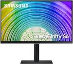 Samsung ViewFinity S6 Business Monitor, 24 Zoll, IPS-Panel, 2.560 x 1.440 Pixel,