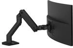 ERGOTRON HX Monitor Arm in Schwarz - Monitor Tischhalterung mit patentierter