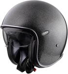 Premier HELM VINTAGE U9 GLITTER SILVER,SCHWARZ/GRAU GLITTER,XL