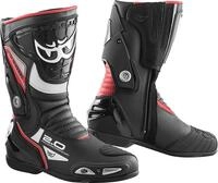 Berik Shaft 2.0 Motorradstiefel, schwarz/rot, 45