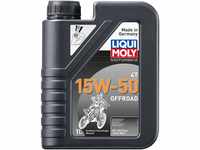 LIQUI MOLY Motorbike 4T 15W-50 Offroad | 1 L | Motorrad Synthesetechnologie Motoröl