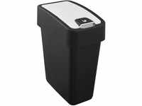 keeeper Premium Abfallbehälter mit Flip-Deckel, Soft Touch, 10 l, Magne,