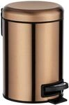 WENKO Kosmetikeimer 3 Liter, rostfreier Edelstahl, Anti-Fingerprint, herausnehmbarer