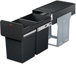 Hailo EcoLine Design Duo L Einbau-M&uuml;lltrennungs-System 2x14 Liter - Duo-M&uuml;lleimer
