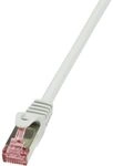 LogiLink CQ2052S CAT6 S/FTP Patch Kabel PrimeLine AWG27 PIMF LSZH grau 2,00m